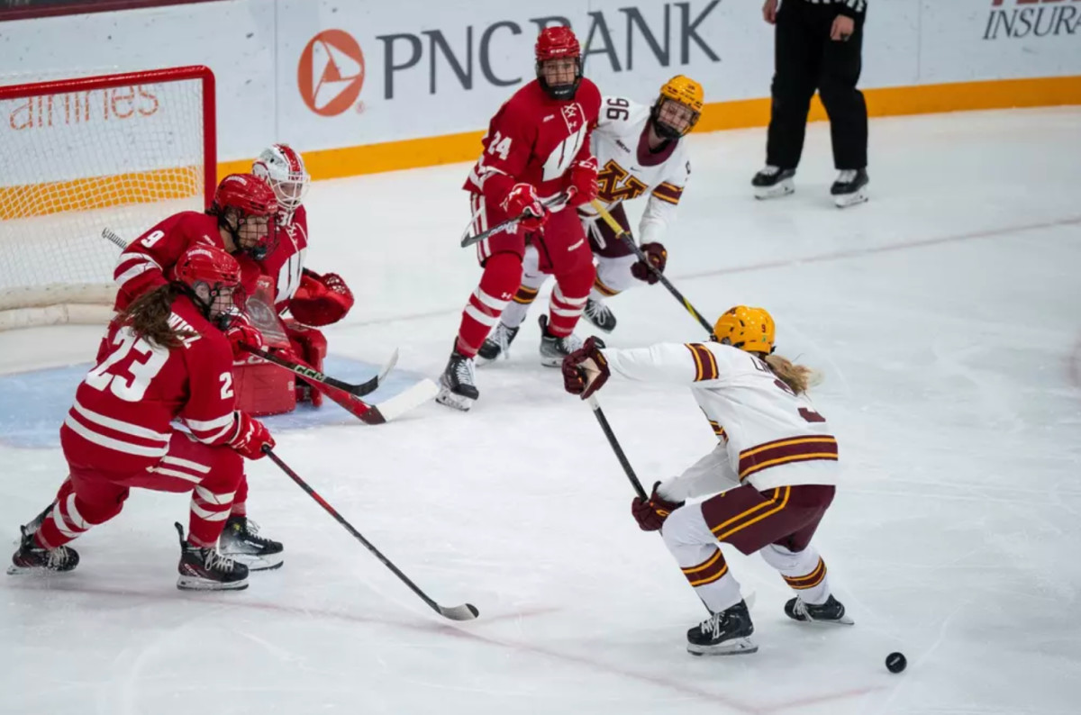 Gophers women's hockey blanked vs. No. 1 Wisconsin, 50 Athlon Sports