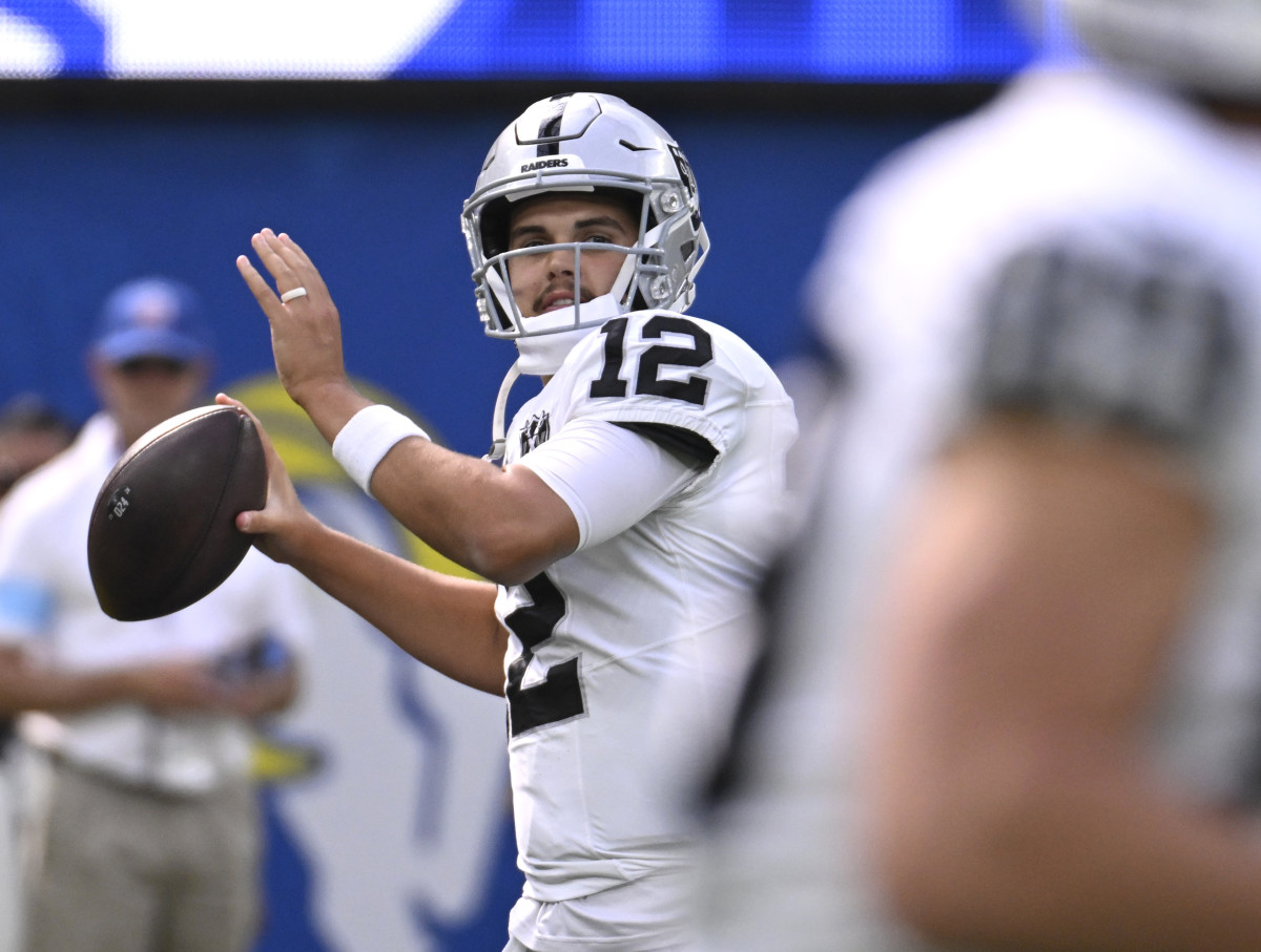 Raiders Top Fit for $180 Million QB After Latest Aidan O'Connell Injury ...