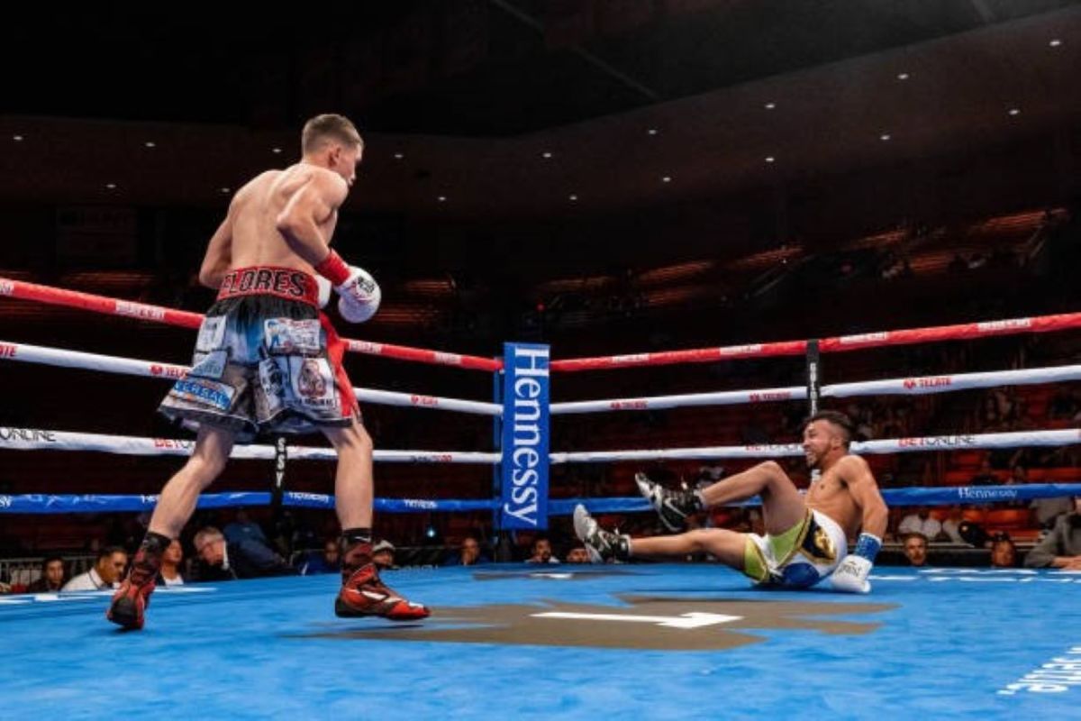 Boxer Flores Dominates Indio Fight Night, Knocking Out Olivo - Athlon ...