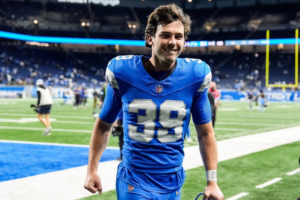 Lions Rookie Jake Bates Sets Franchise Record in 5214 Win Over