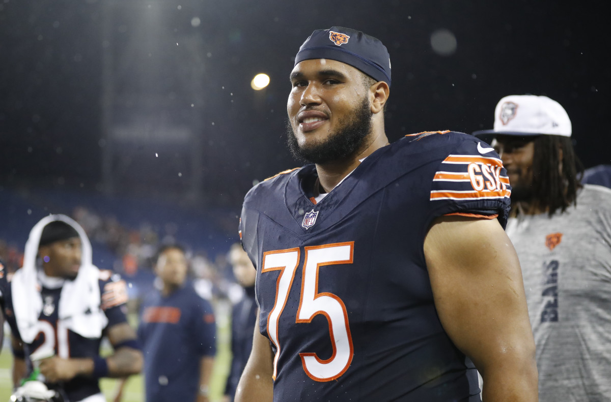 Bears activate OT Larry Borom off IR, elevate 2 others - Athlon Sports