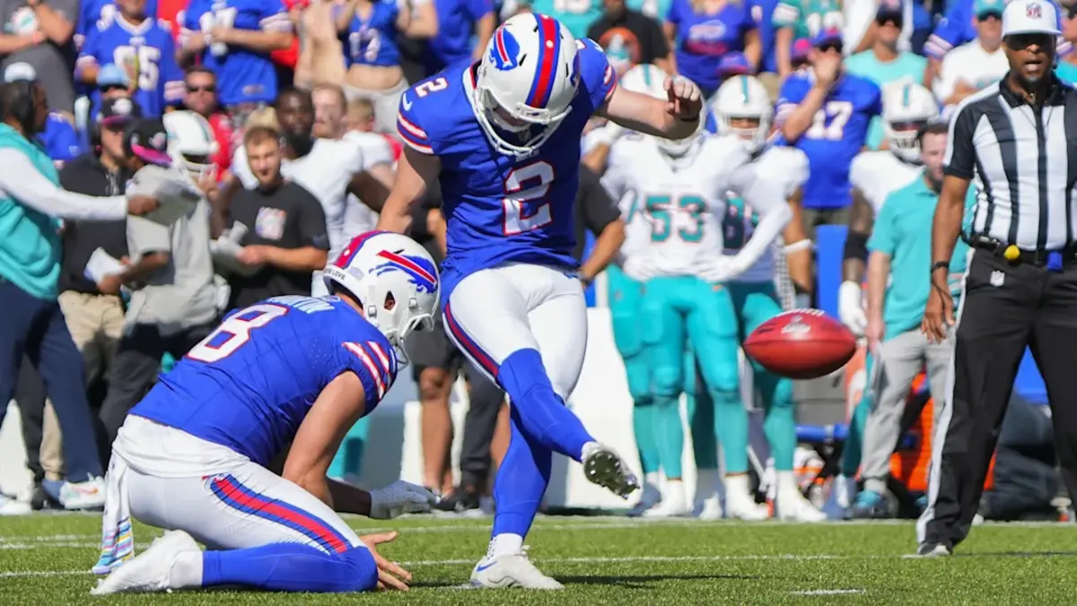 Buffalo Bills' Tyler Bass Gets Emotional After Making History vs ...