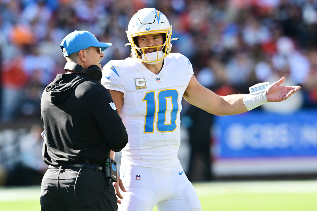Jim Harbaugh Gives Justin Herbert New Nickname After Chargers-Titans