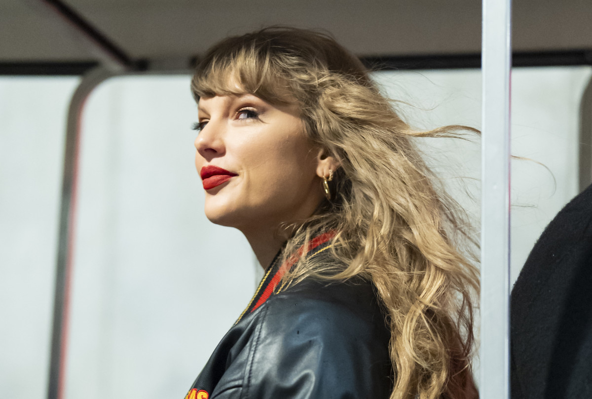 Recording artist Taylor Swift at GEHA Field at Arrowhead Stadium.