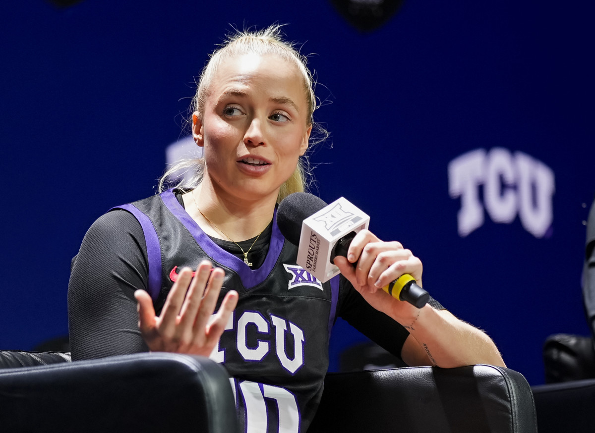 TCU Horned Frogs guard Hailey Van Lith.