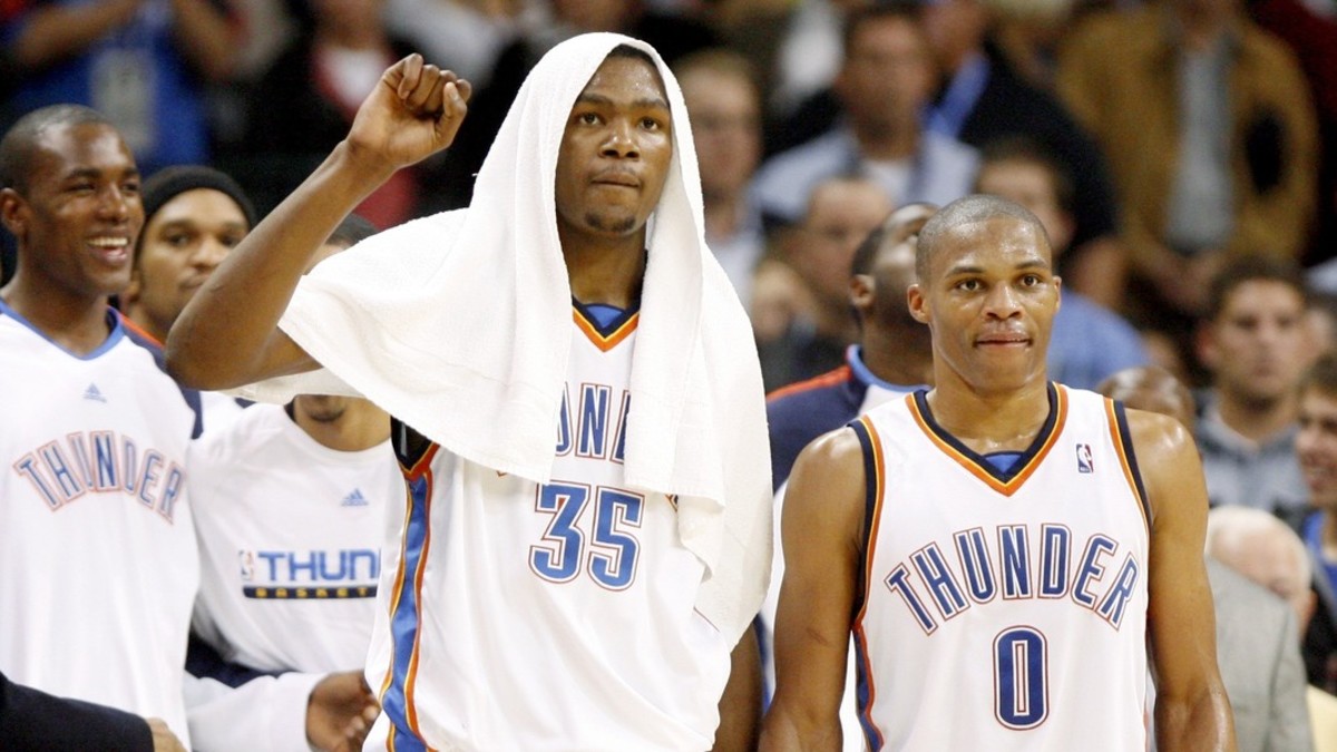 Kevin Durant Russell Westbrook Headline Thunder #39 s Selections on All Kevin Durant Russell Westbrook Headline Thunder #39 s Selections on All