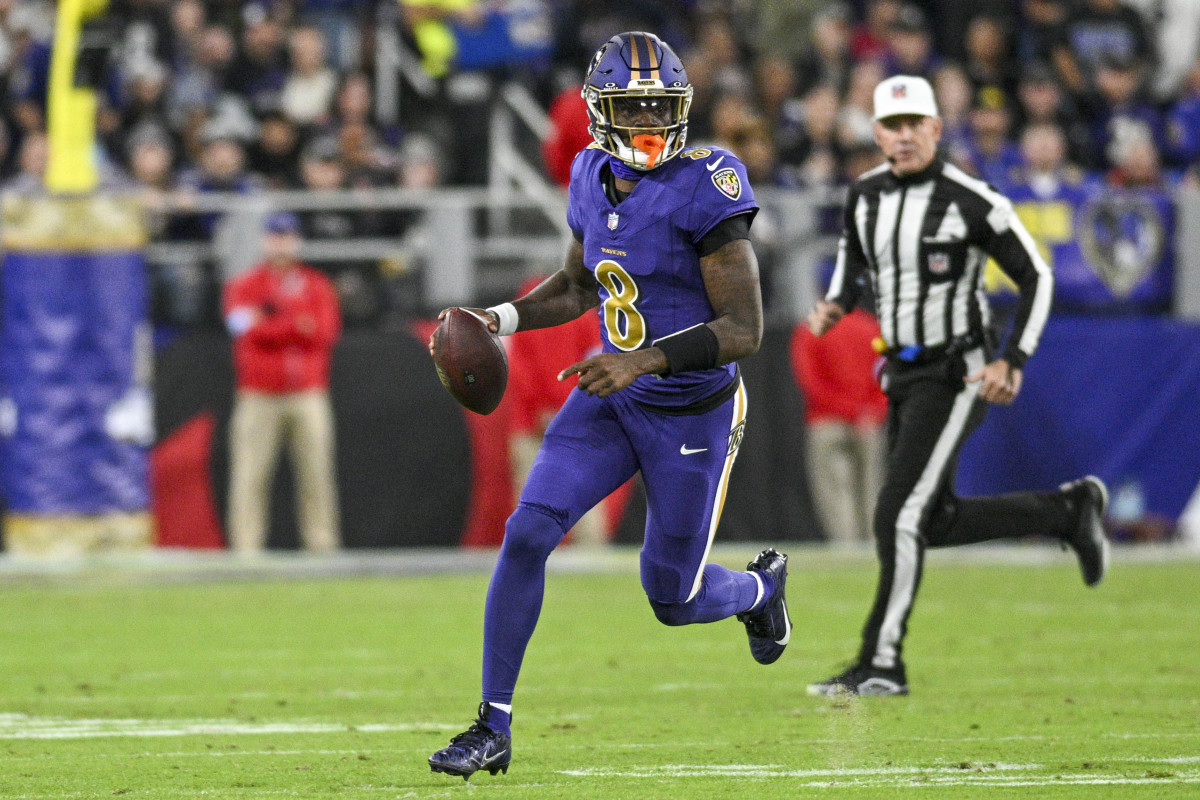 Baltimore Ravens quarterback Lamar Jackson