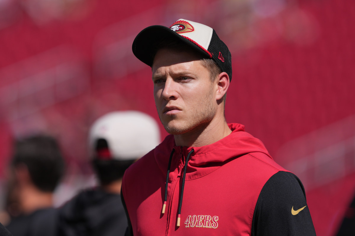 San Francisco 49ers running back Christian McCaffrey