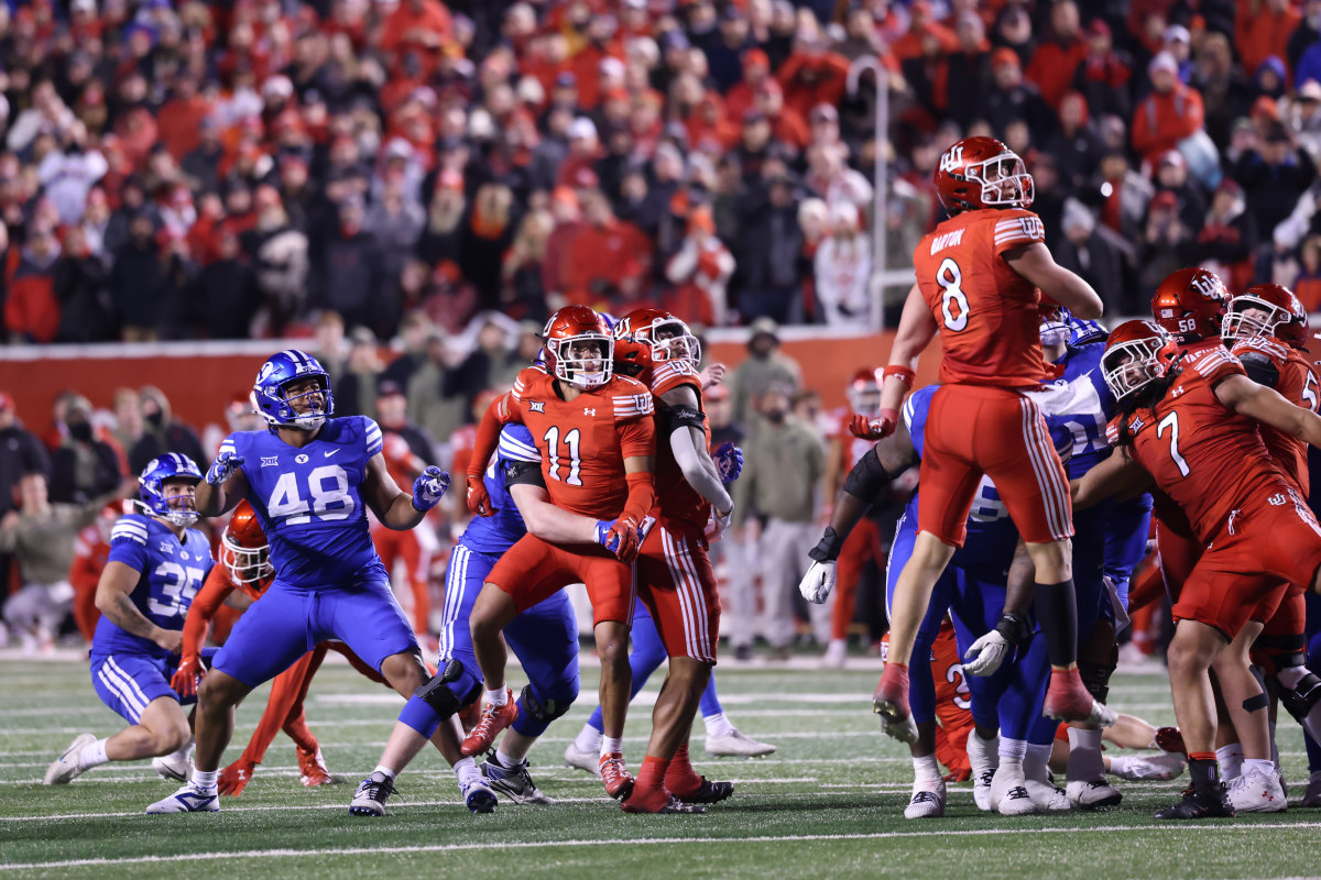 Utah Falls to No. 9 BYU After Controversial Call Athlon Sports