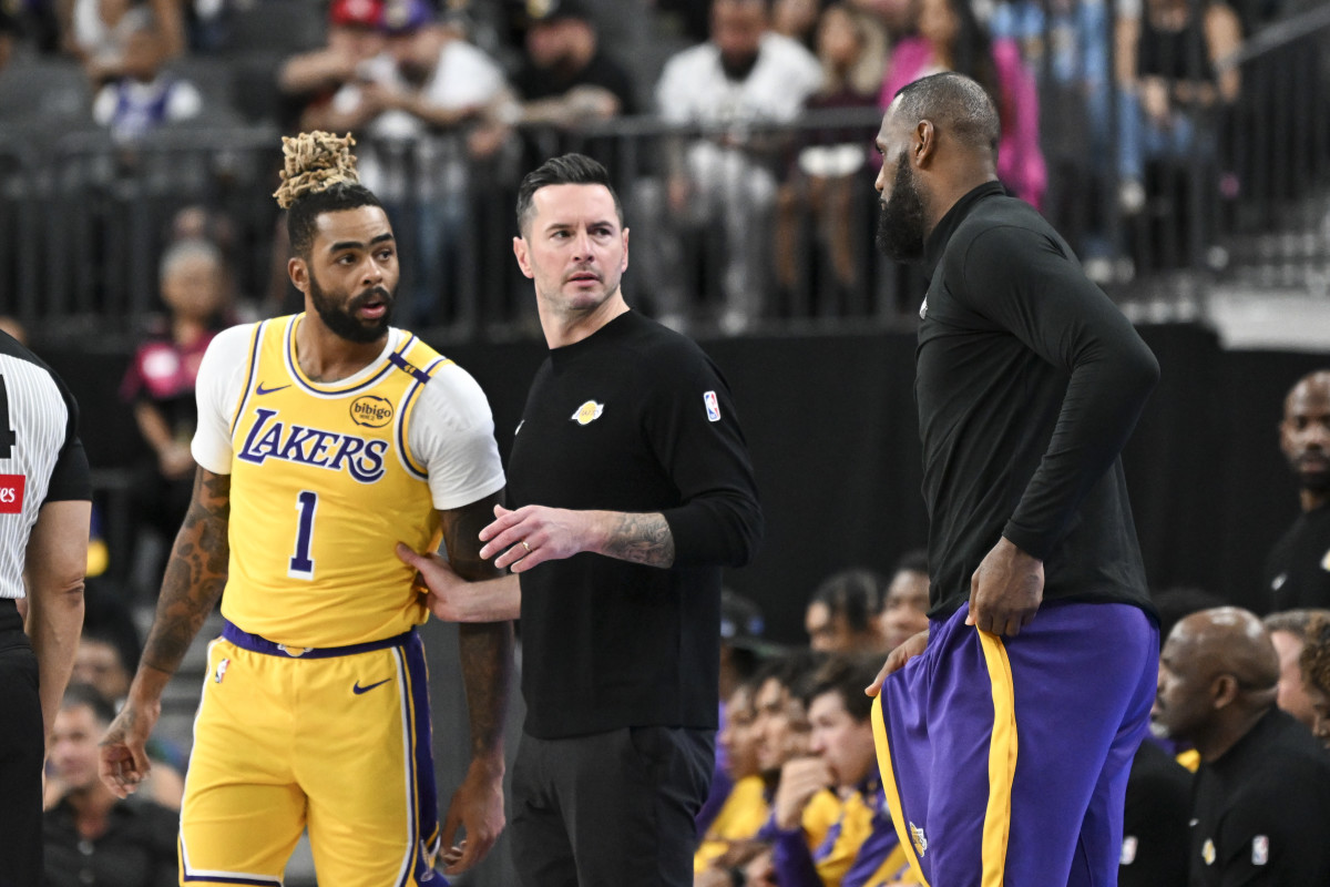 Demoted Lakers Guard Absent From Team Practice: Report - Athlon Sports