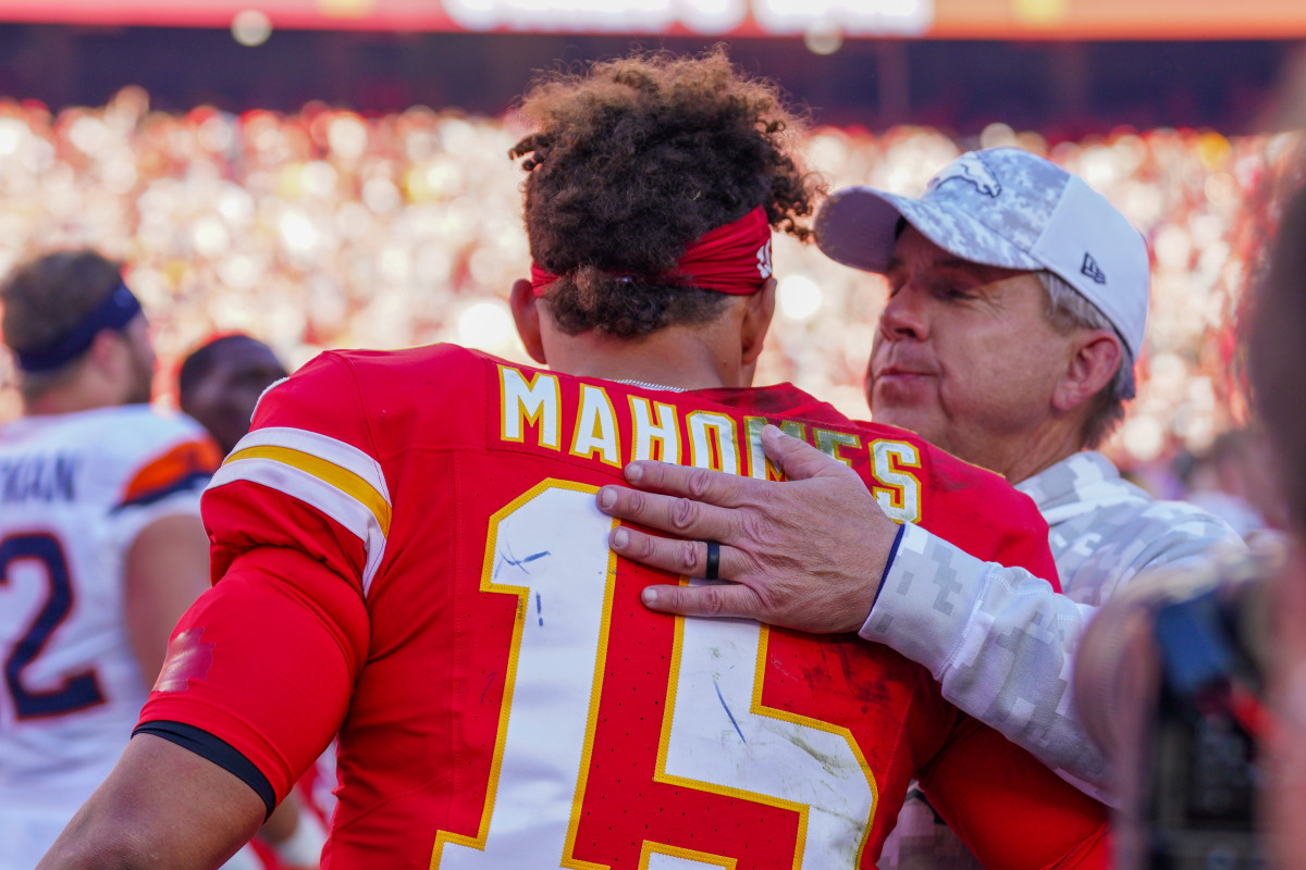 Patrick Mahomes and Sean Payton