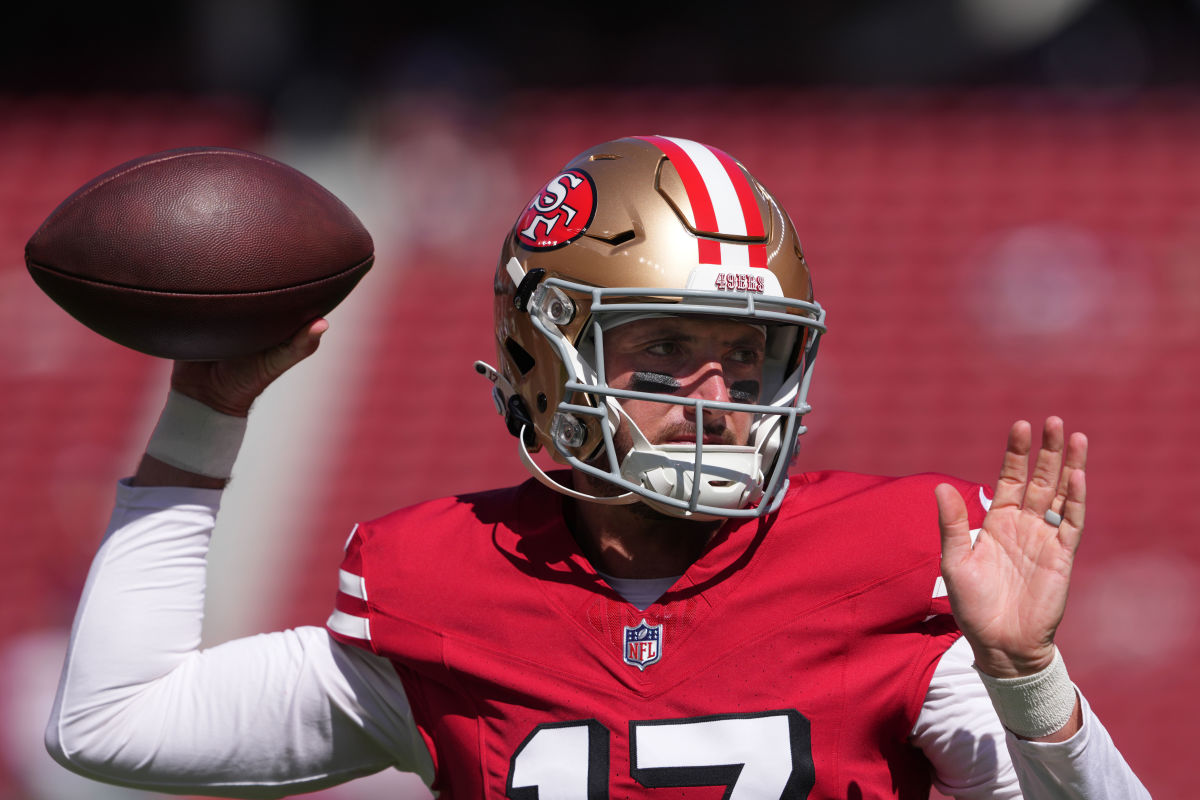 San Francisco 49ers QB Brandon Allen.