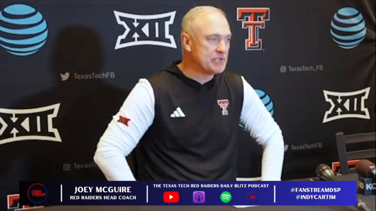 Texas Tech Red Raiders Joey McGuire Oklahoma State Cowboys Post Game 11