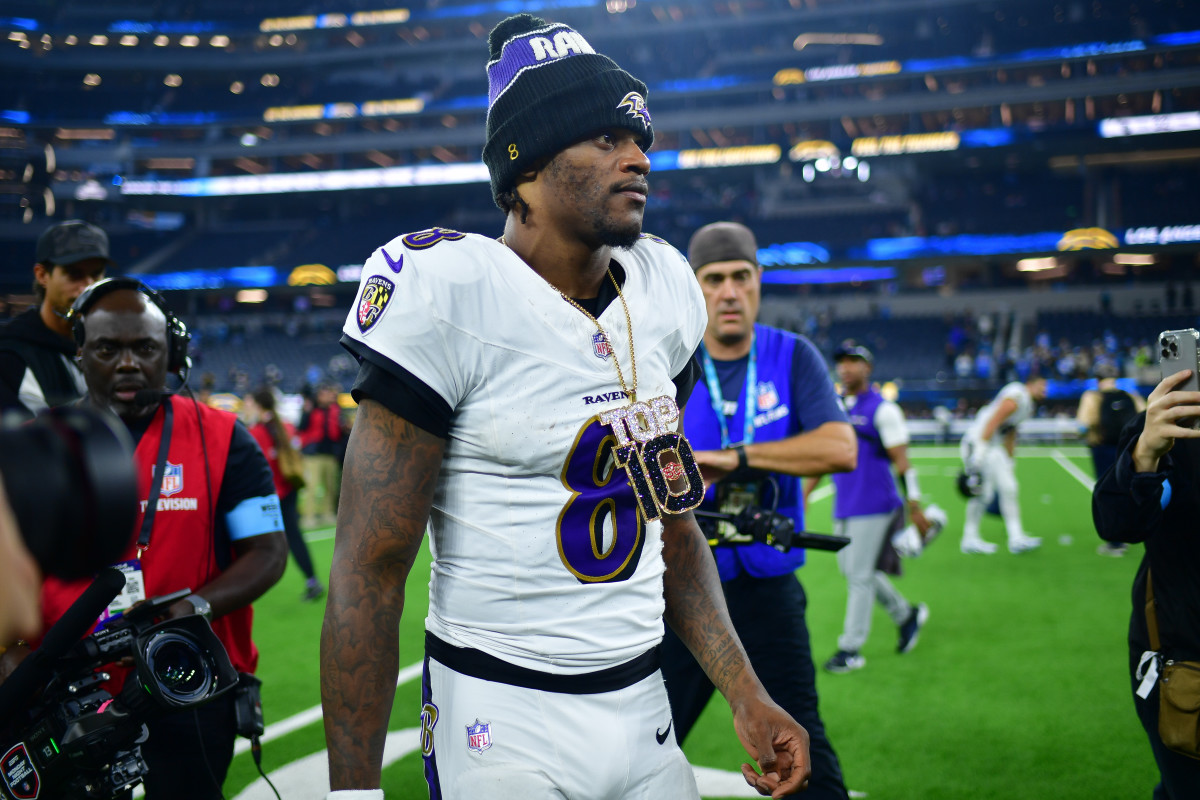 Baltimore Ravens quarterback Lamar Jackson. 