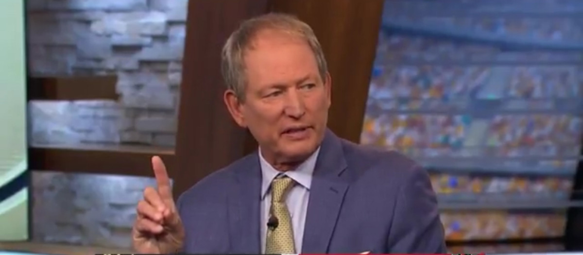 CBS Sports analyst Rick Neuheisel on "Inside College Football." 