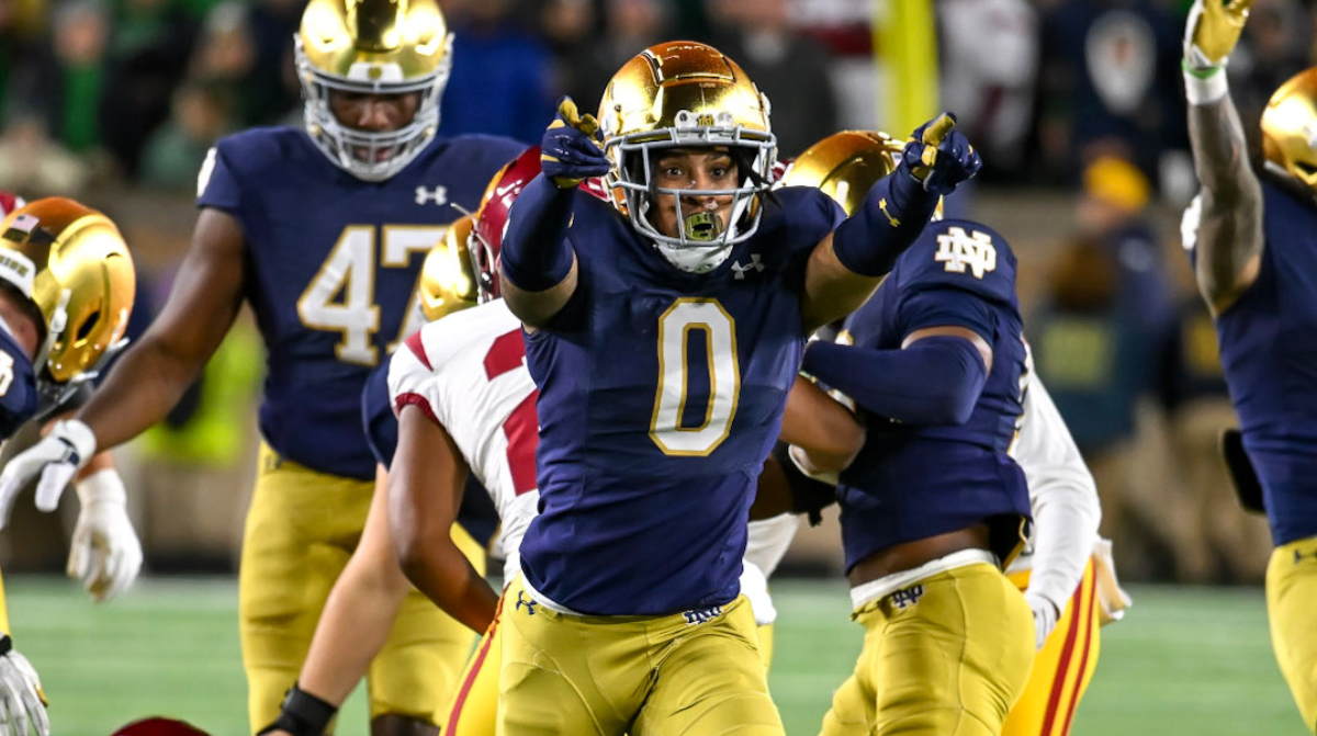 Notre Dame Safety Xavier Watts Earns First Team AllAmerica Honors From