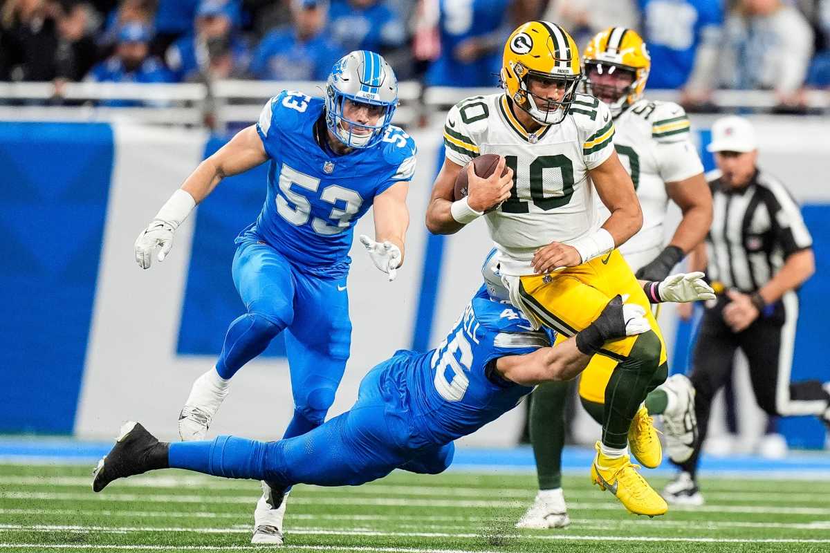 Packers Quarterback Jordan Love Made His Thoughts on the Detroit Lions'  Defense Extremely Clear - Athlon Sports