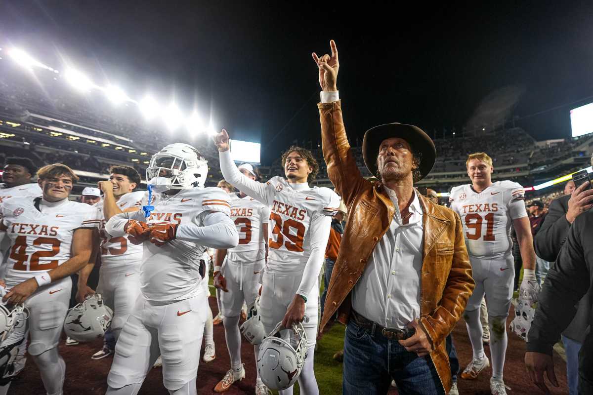 Matthew McConaughey Sends Clear Message After Texas' Playoff Win Over ...