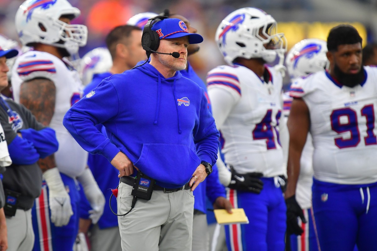 Fans Issue Major Sean McDermott Complaint During Bills-Rams Game - Athlon  Sports