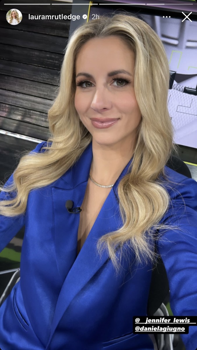 ESPN Reporter Laura Rutledge Shows Off Her Outfit for Monday's Show ...