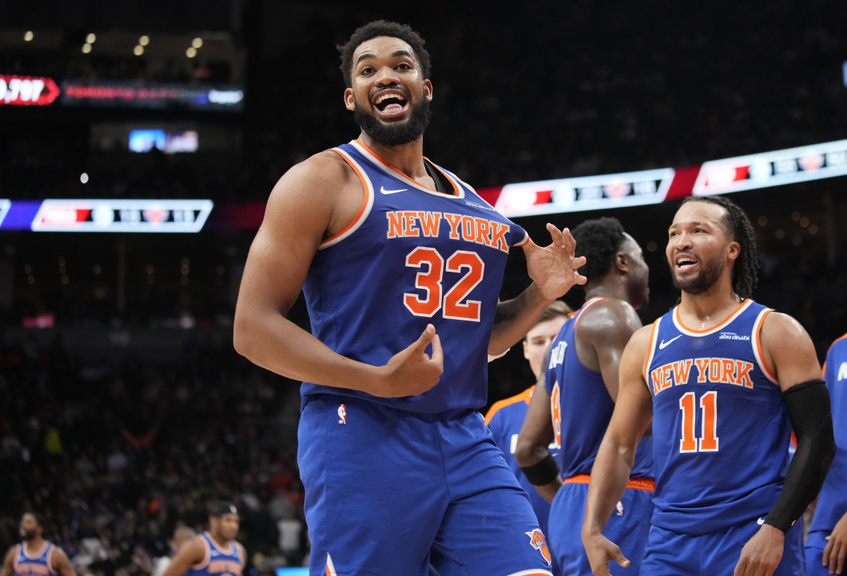Karl Anthony Towns Sends Message After Clinching Knicks Win Athlon Sports Karl Anthony Towns Sends Message After Clinching Knicks Win Athlon Sports
