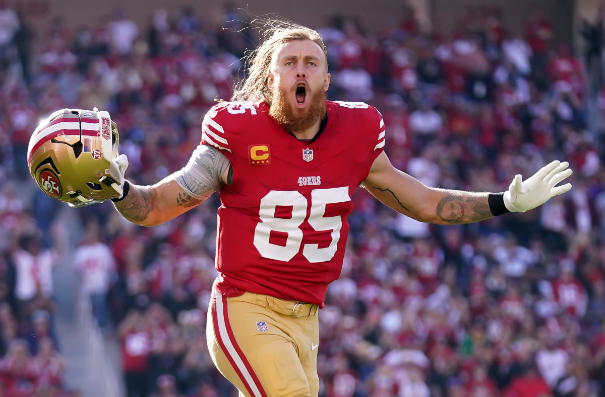 George Kittle's Outfit for 49ers-Cardinals Had Kristin Juszczyk 'Crying ...