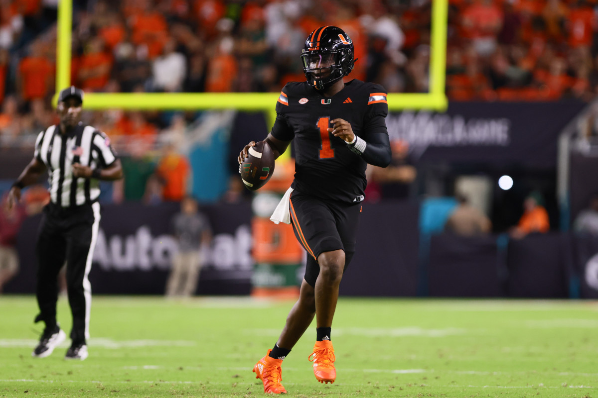 Miami QB Cam Ward Predicted to Replace Disappointing Ex-$160 Million NFL  Quarterback - Athlon Sports