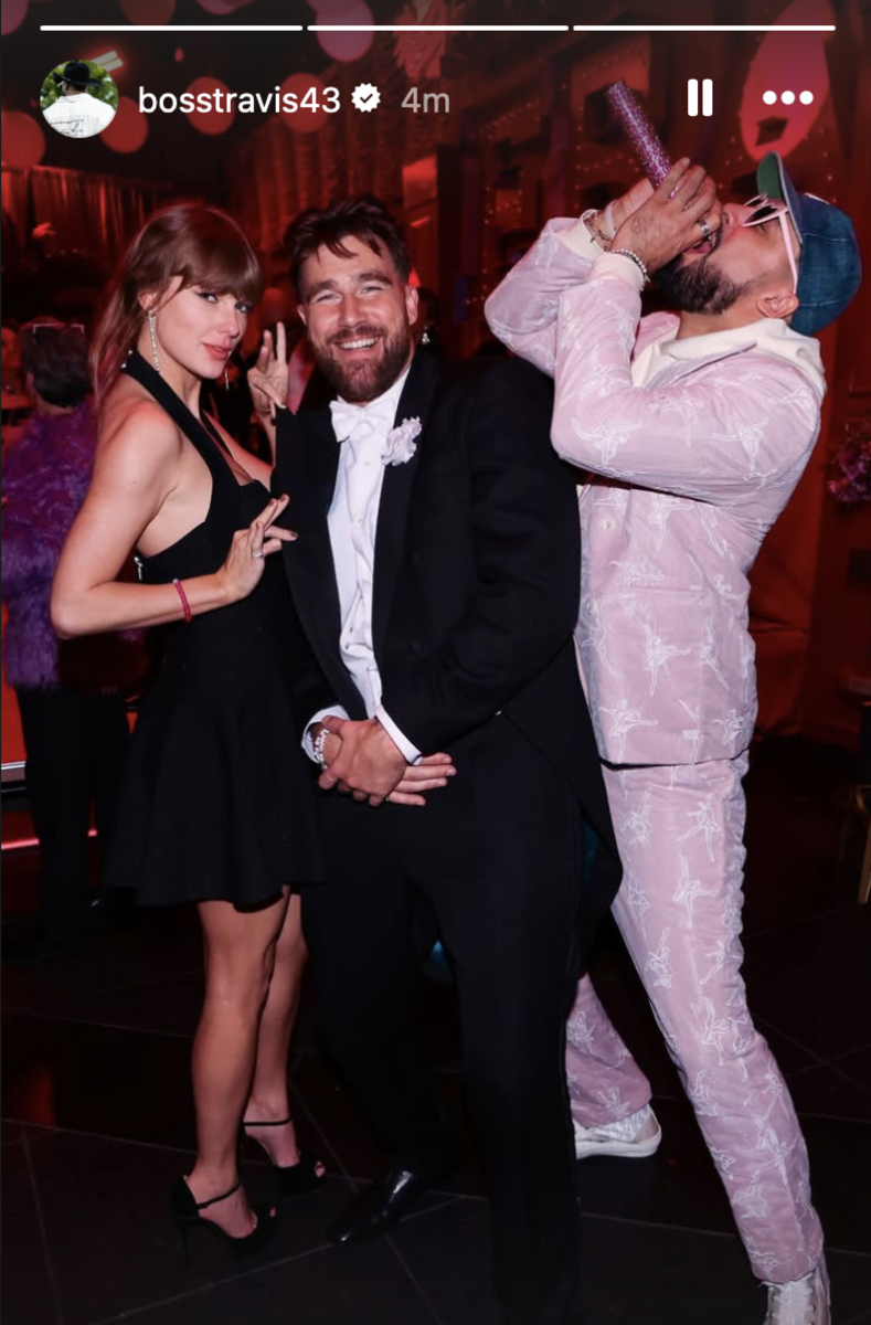 Travis Kelce's Epic 'Surprise' for Taylor Swift's Eras Party Revealed -  Athlon Sports