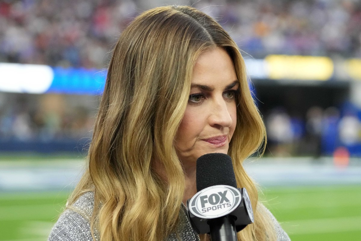 Fox Sports sideline reporter Erin Andrews on Dec.8 2024.