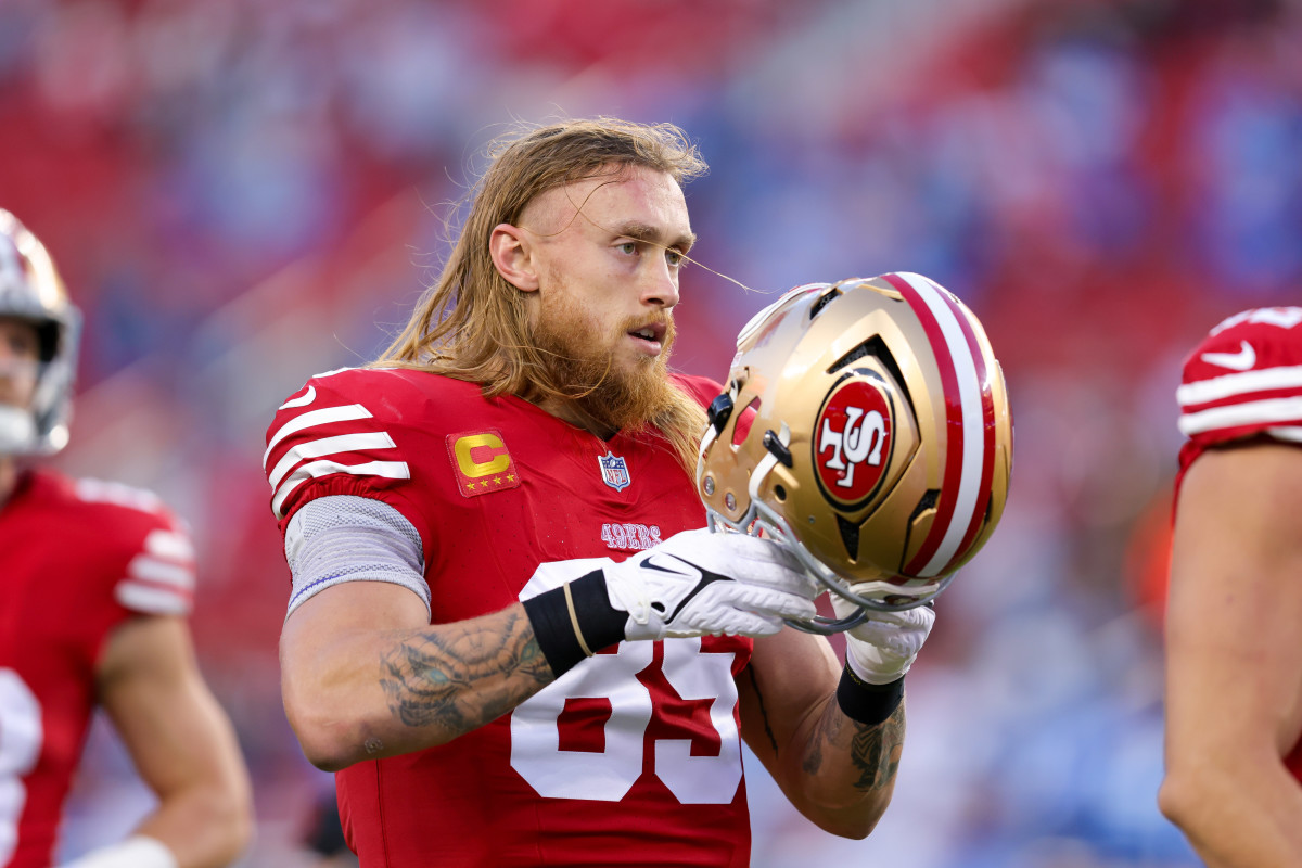 San Francisco 49ers tight end George Kittle (85)