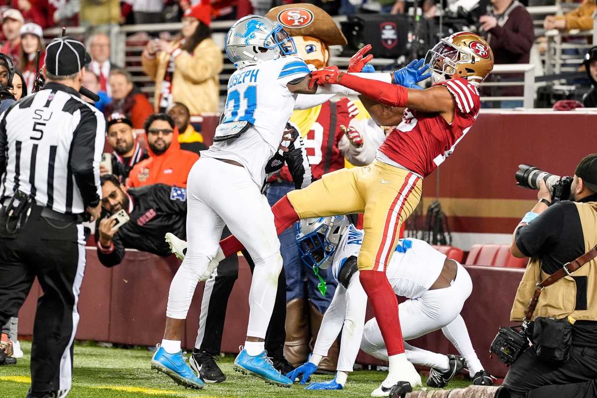 San Francisco 49ers Fall to Detroit Lions 40-34 as Brock Purdy Gets Injured  Late - Athlon Sports