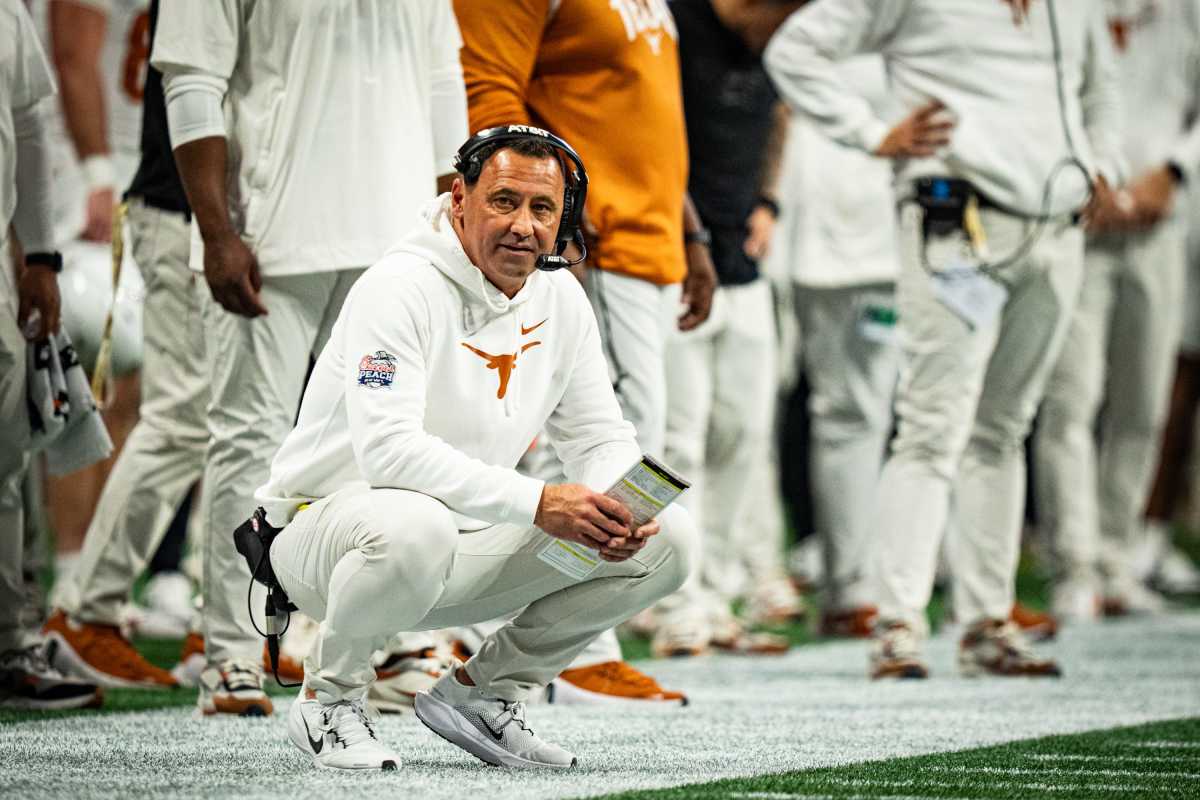 Texas Longhorns head coach Steve Sarkisian