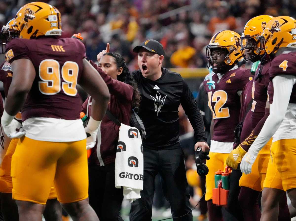 Arizona State Head Coach Posts Emotional Message After Peach Bowl Loss To  Texas - Athlon Sports