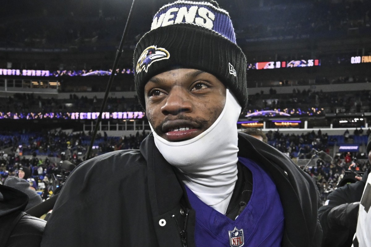 Baltimore Ravens quarterback Lamar Jackson