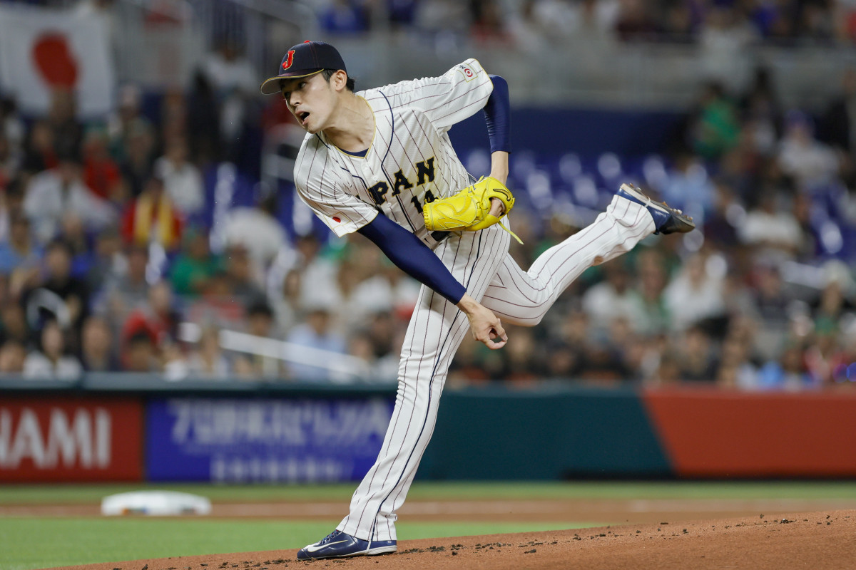 Japanese pitcher Roki Sasaki