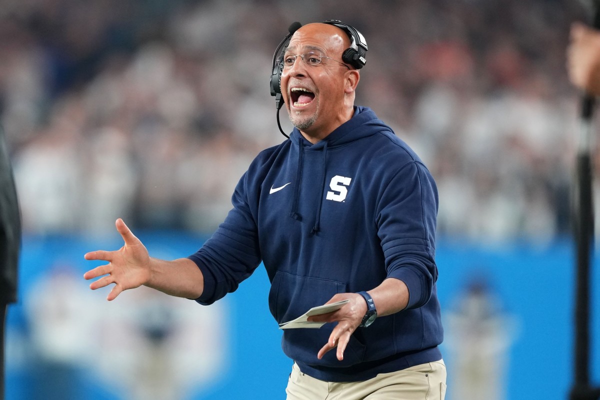 Penn State Nittany Lions head coach James Franklin