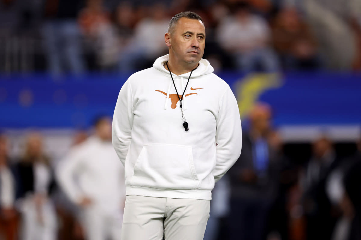 Texas Longhorns head coach Steve Sarkisian.