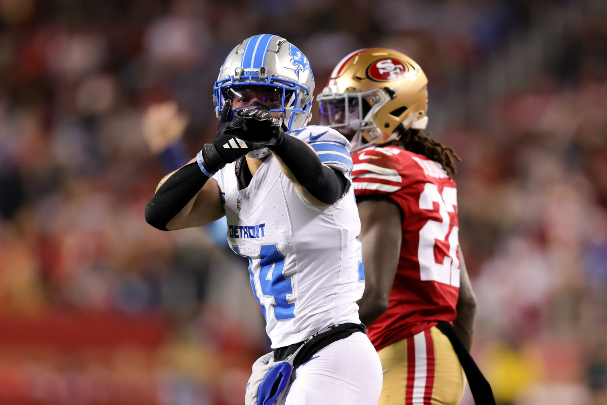 Detroit Lions wide receiver Amon-Ra St. Brown
