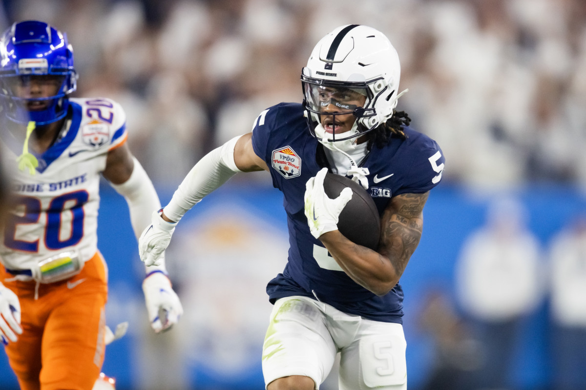 Penn State Nittany Lions wide receiver Omari Evans (5)