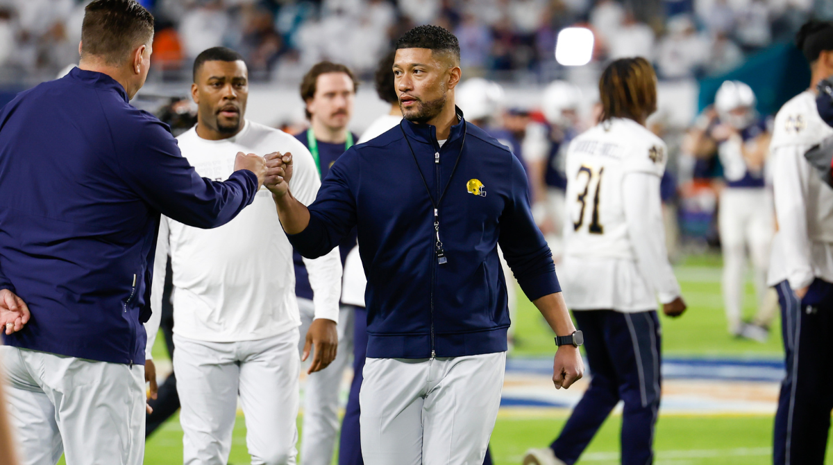 Notre Dame Notebook Marcus Freeman Talks Charles Jagusah, NFL