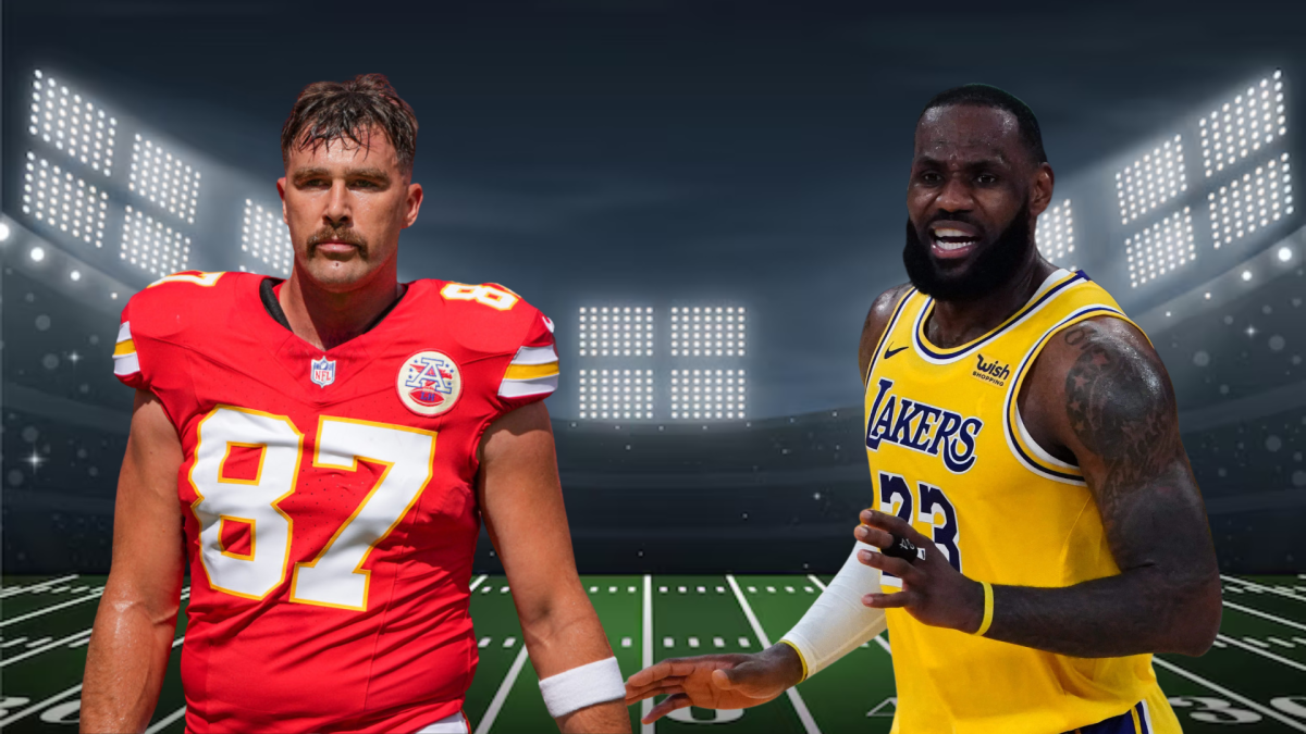 Travis Kelce and Lebron James