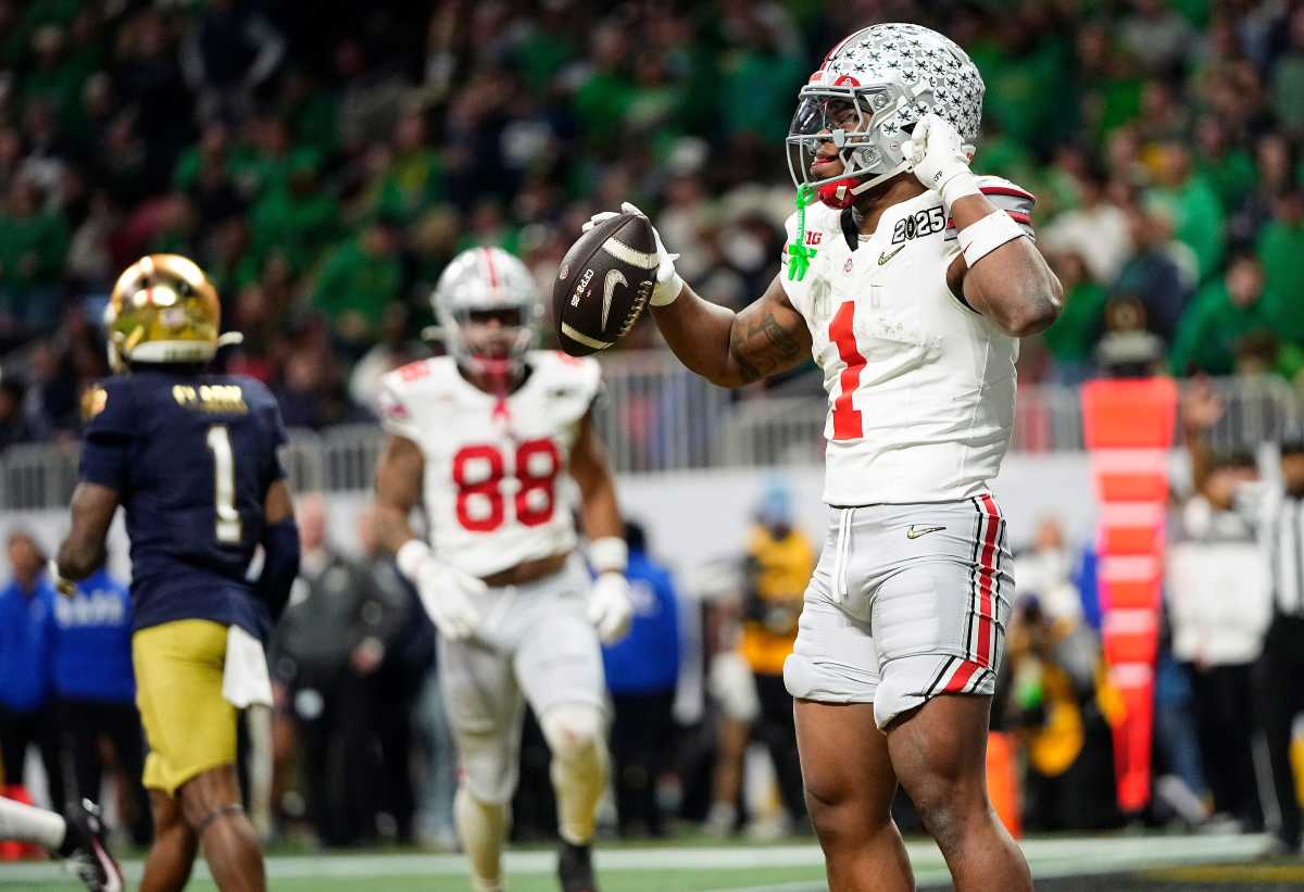 Ohio State Buckeyes RB Quinshon Judkins (1).