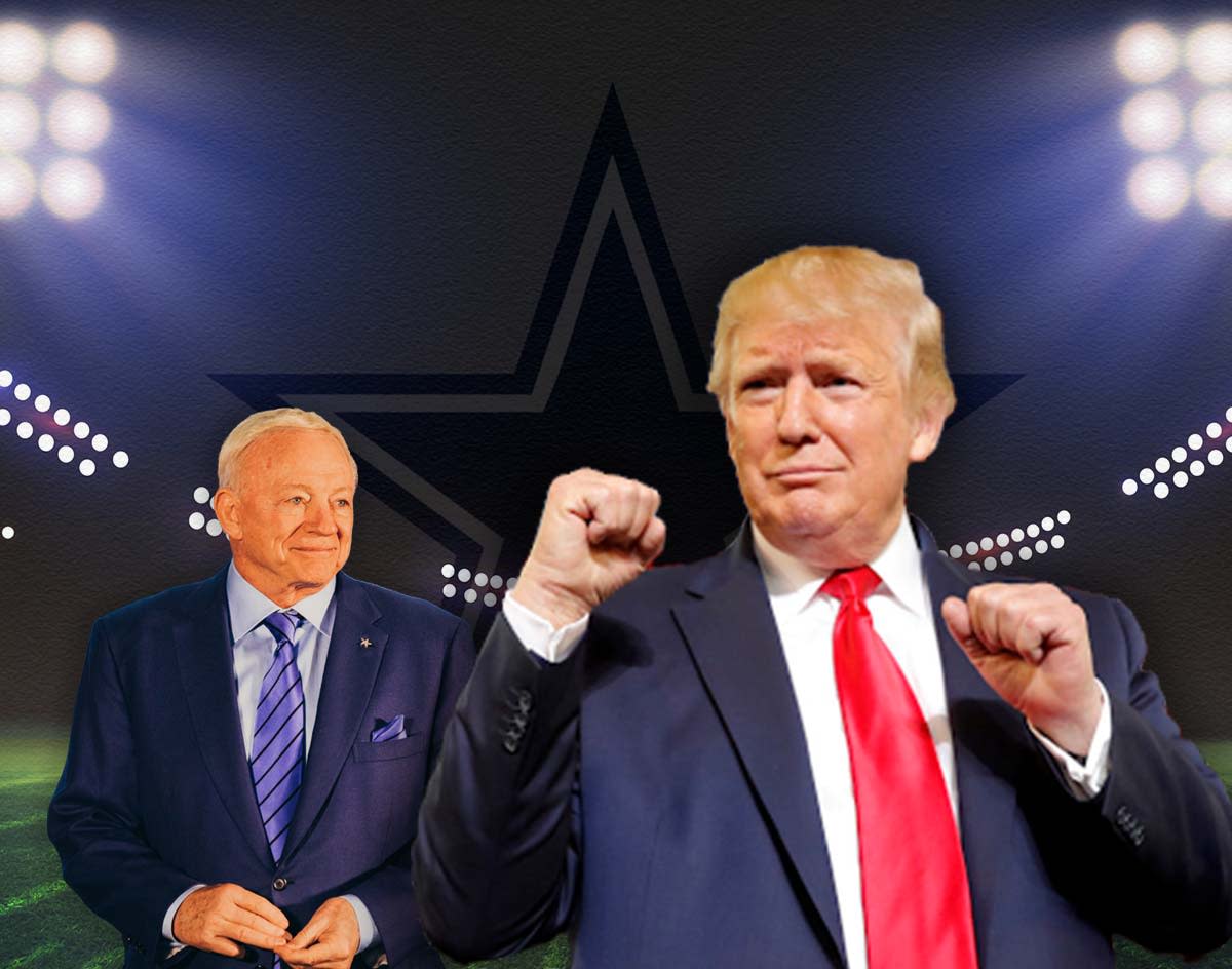 Cowboys - Jerry Jones Donald Trump