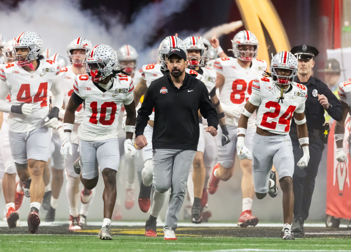 Nation's No. 1 WR Sends Five-Word Message To Ryan Day After National Championship - Athlon Sports