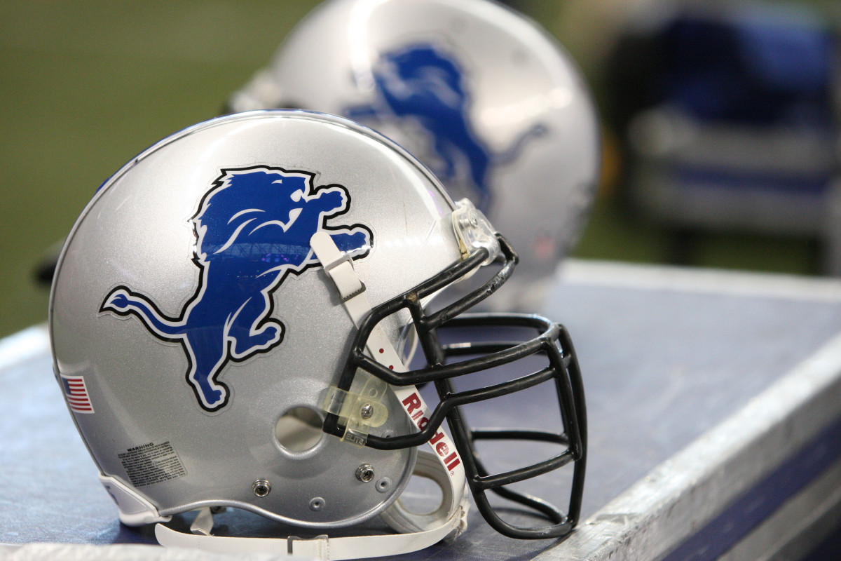 Detroit Lions helmet