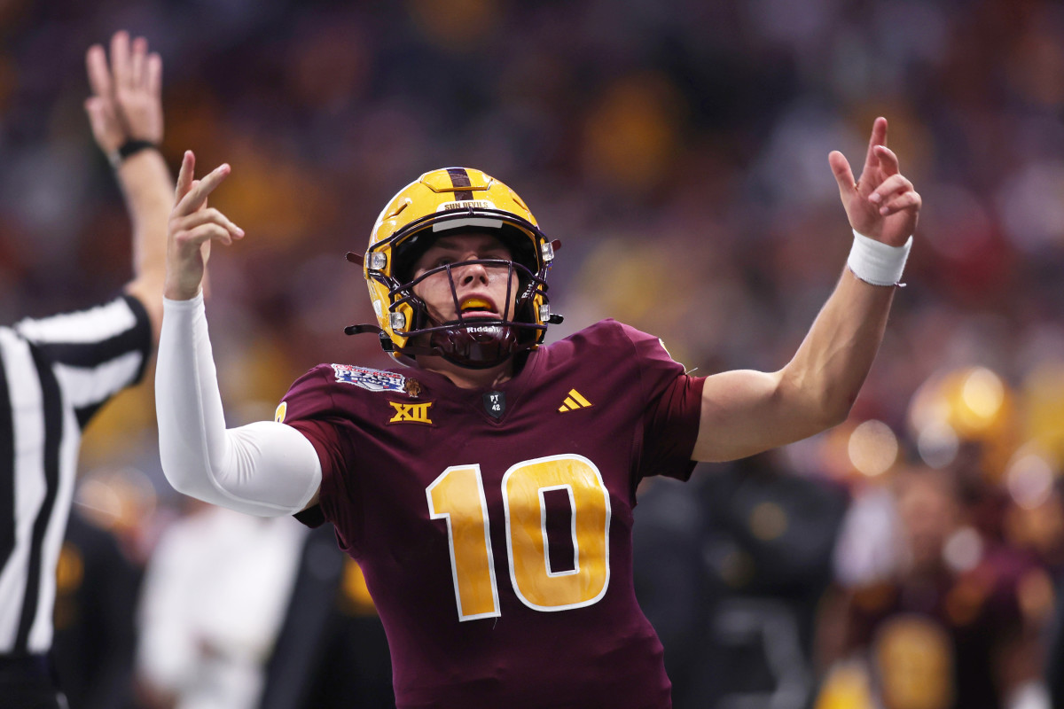 Arizona State QB Sam Leavitt