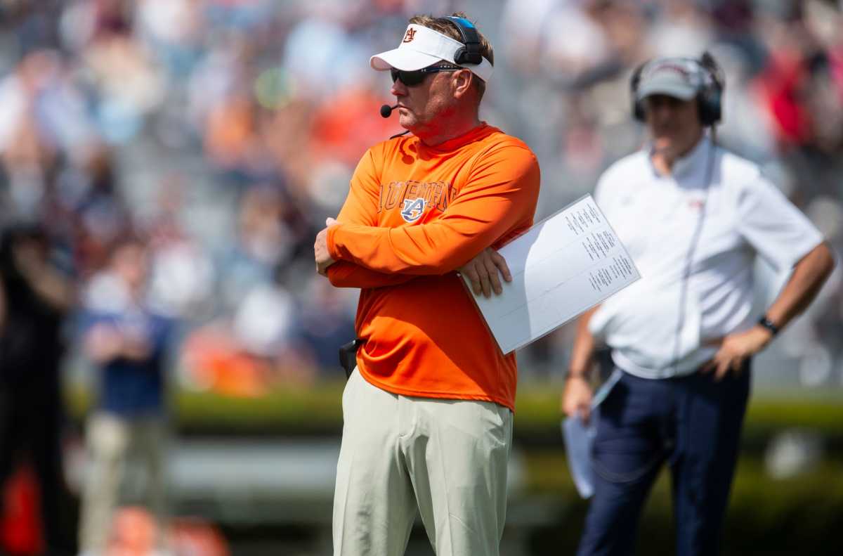Auburn Tigers head coach Hugh Freeze.