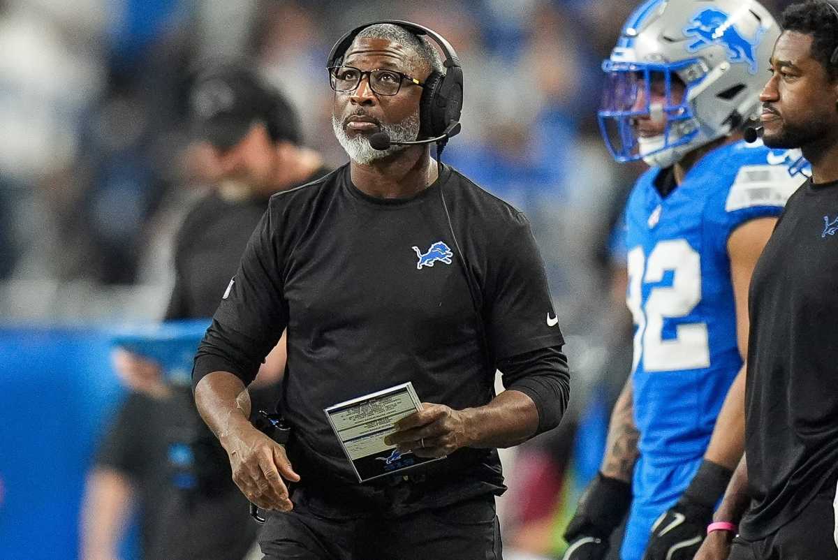 Former Detroit Lions coach Aaron Glenn