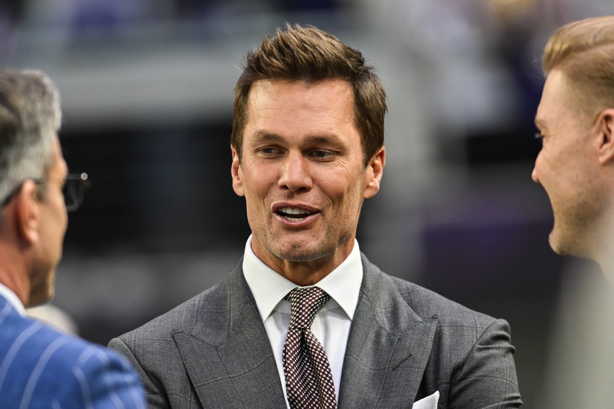 FOX broadcaster and former NFL quarterback Tom Brady