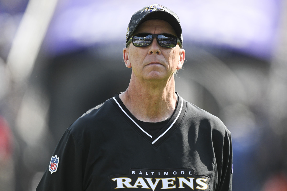 Baltimore Ravens offensive coordinator Todd Monken